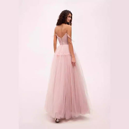 Damen Abendkleid Tüll Norvielle Elegant