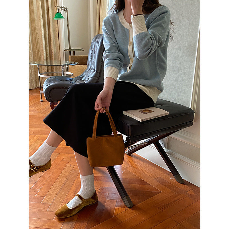 Damen Strickpullover mit Knöpfen Norvielle