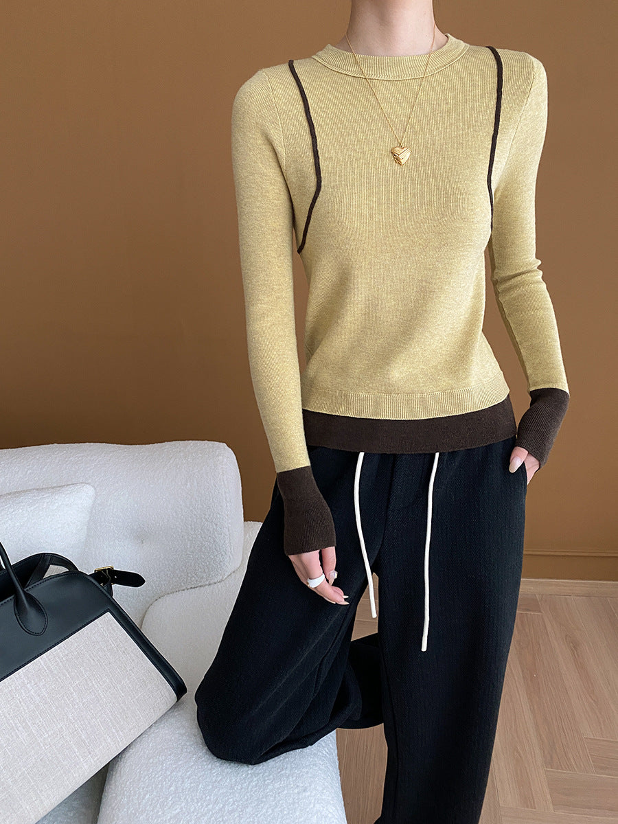 Damen Strickpullover Modernes Design Norvielle