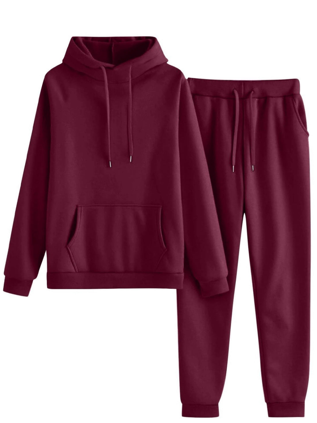 Damen Hoodie Jogginghose Set Lässig Mit Taschen Norvielle