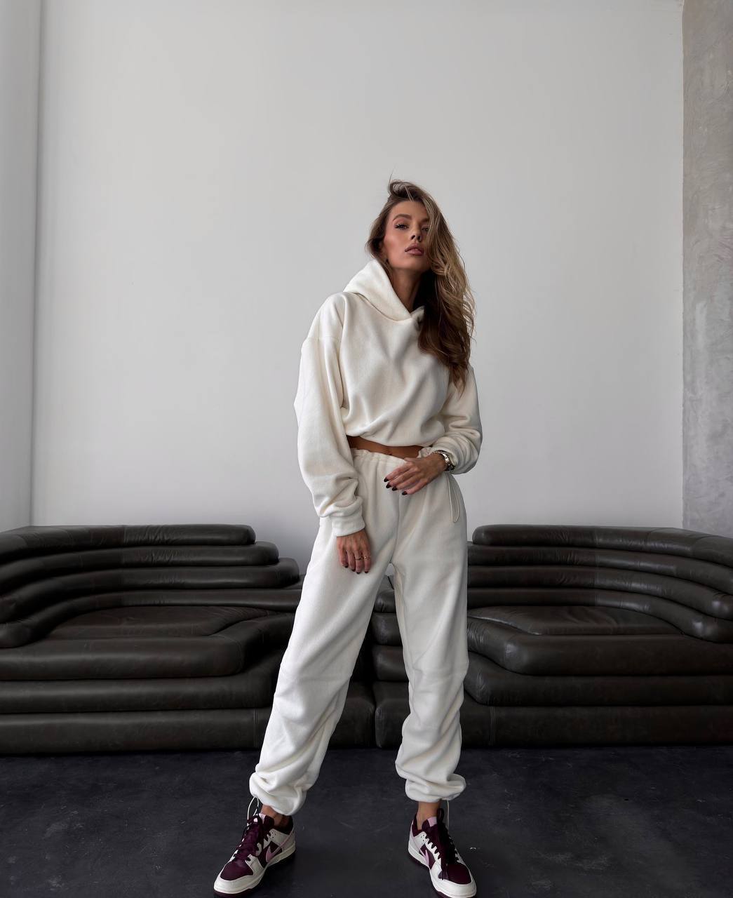 Damen kuscheliger Sweatsuit Norvielle