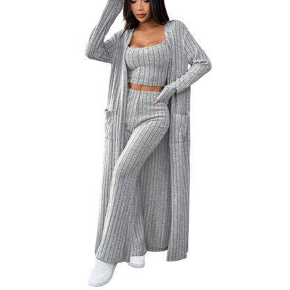 Damen Strickpullover Langärmlig Elegant Wickeldesign Norvielle