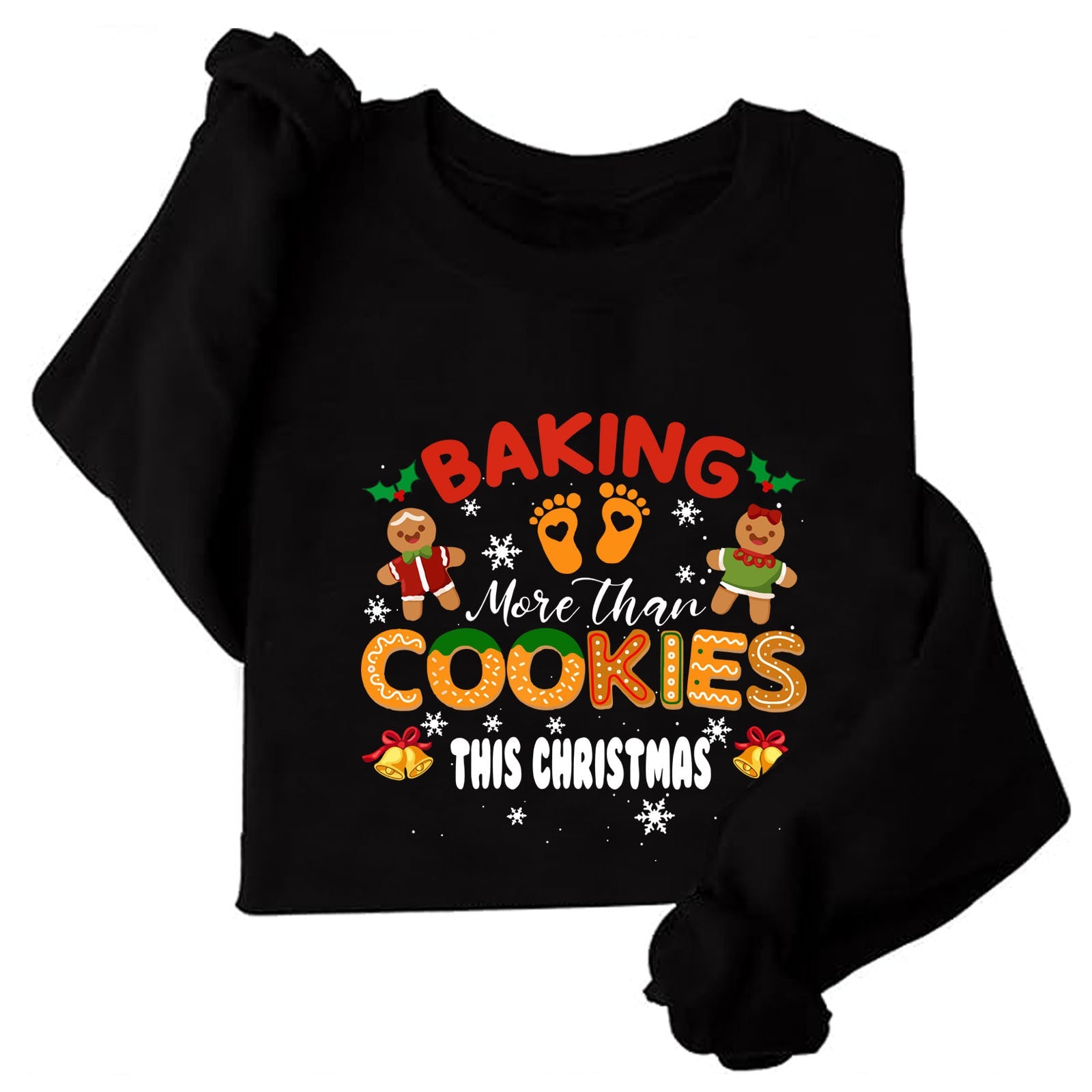 Damen Sweatshirt Weiches Fleece Weihnachtsdruck Norvielle - Norvielle