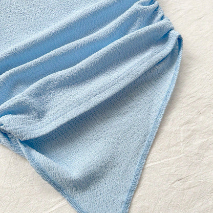 Damen Oberteil Asymmetrisch Weich Norvielle