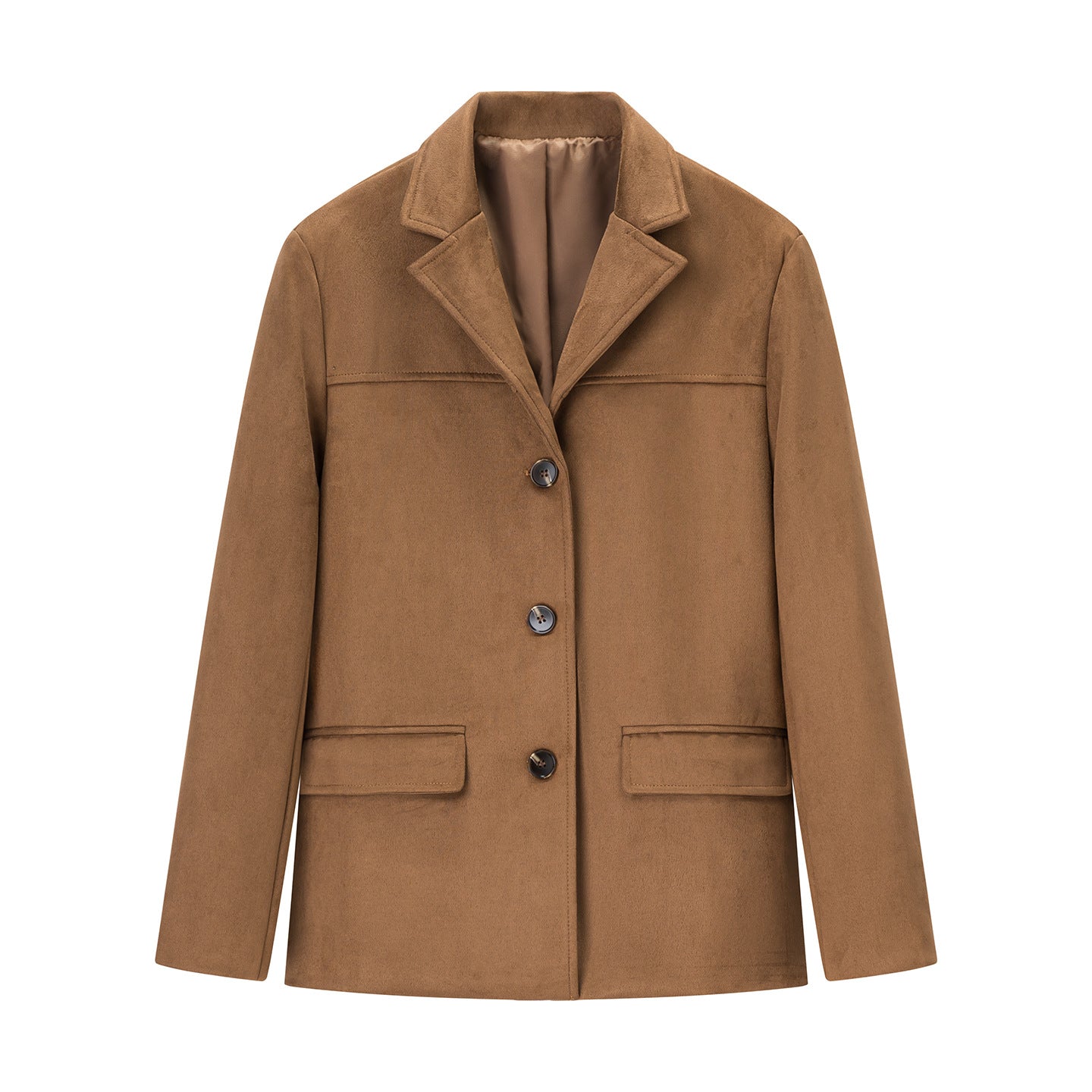 Damen Blazerjacke Weicher Stoff