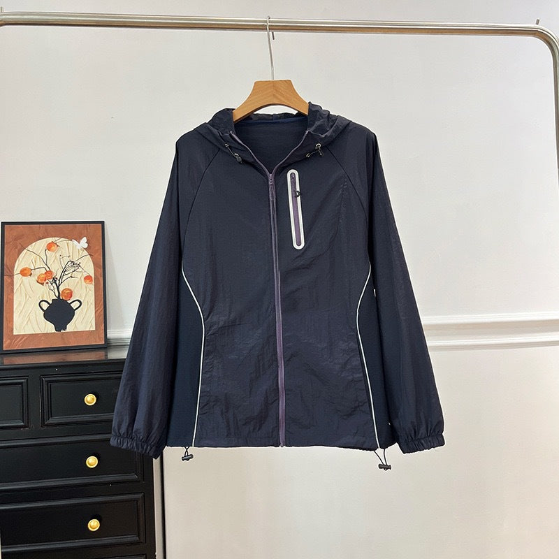 Damen Sportjacke Leicht Atmungsaktiv Norvielle
