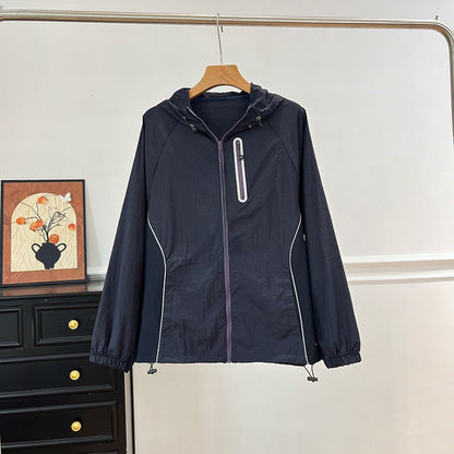 Damen Sportjacke Leicht Atmungsaktiv Norvielle