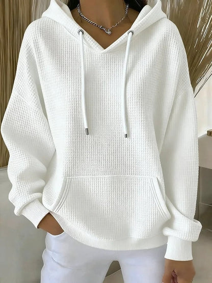 Damen Kapuzenpullover Strukturiertes Gewebe Norvielle