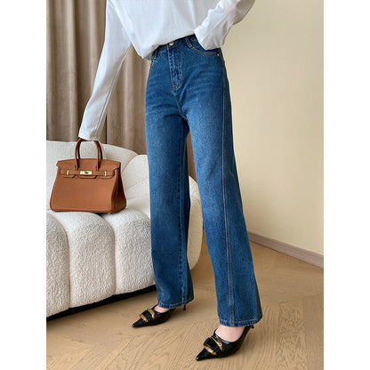 Damen Übergröße Denim-Hemd Lässig