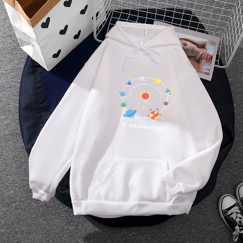 Damen Hoodie Weltraum Motiv Norvielle