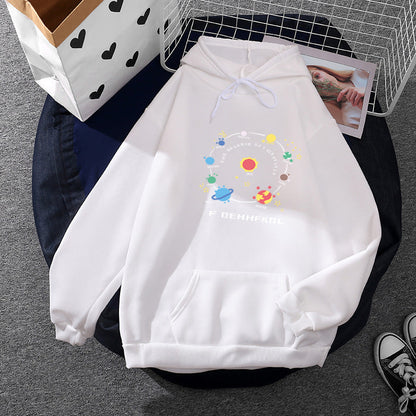 Damen Hoodie Weltraum Motiv Norvielle