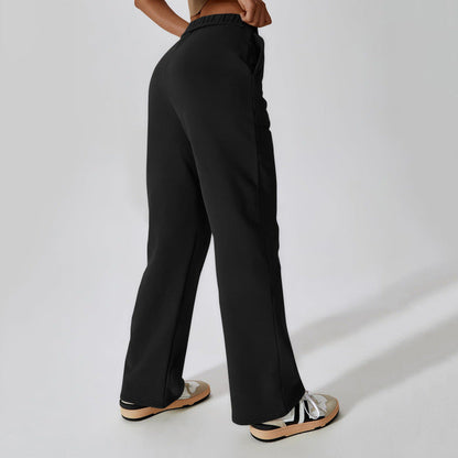 Damen Freizeithose Bequeme Passform Seitentaschen Norvielle