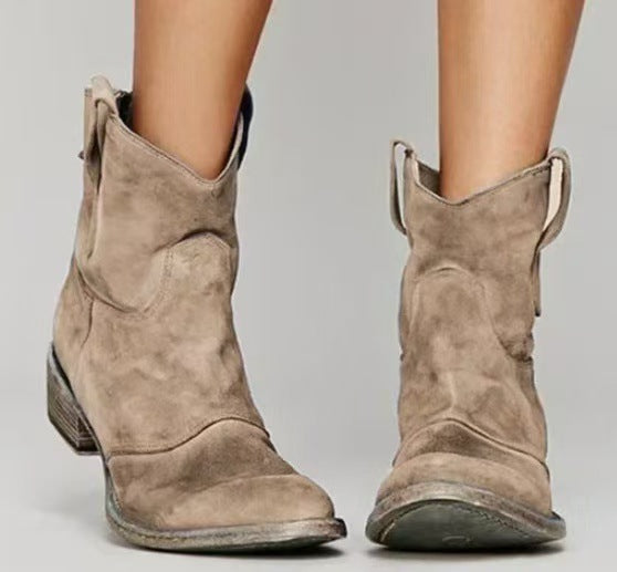 Damen Wildleder Stiefeletten - Norvielle