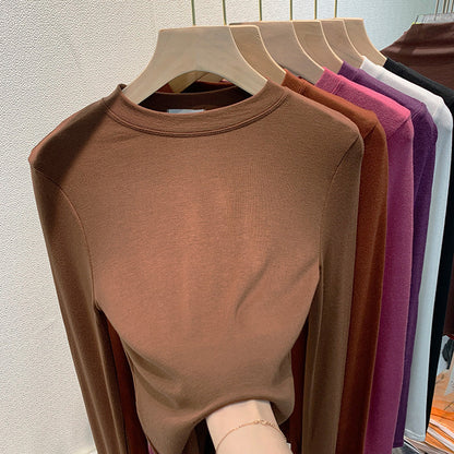 Damen Langarmshirt Feine Struktur Norvielle