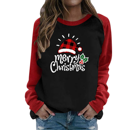 Damen Sweatshirt Weihnachtsmotive Norvielle