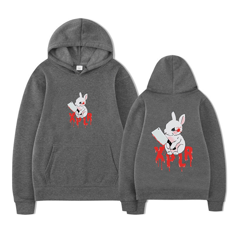 Damen Kapuzensweater Cartoon-Motiv Bequem Norvielle