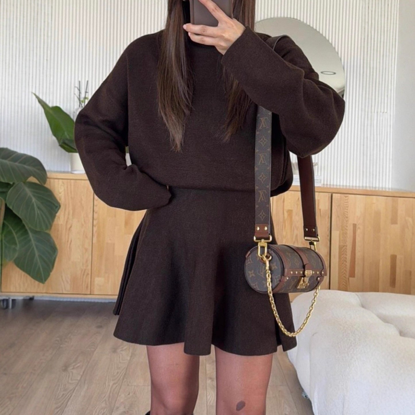 Damen Sweatshirt-Kleid mit Langärmlen Norvielle