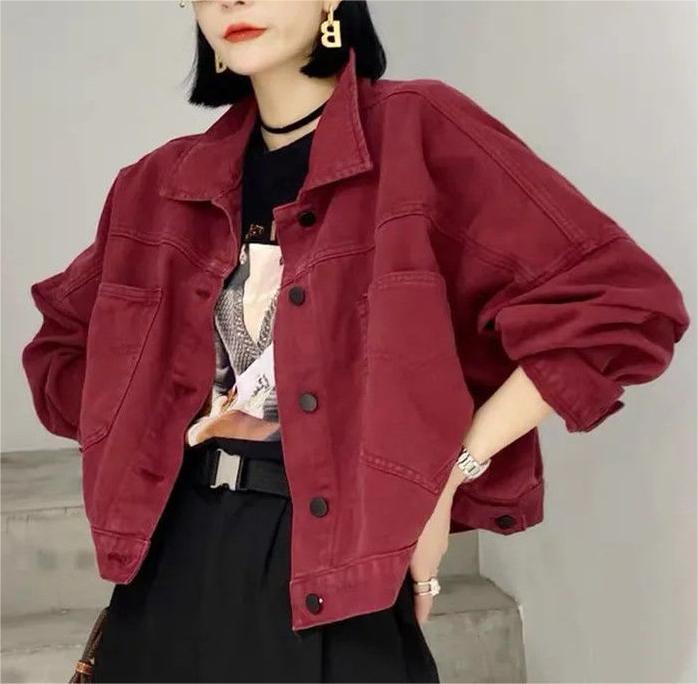 Damen Oversized Denimjacke