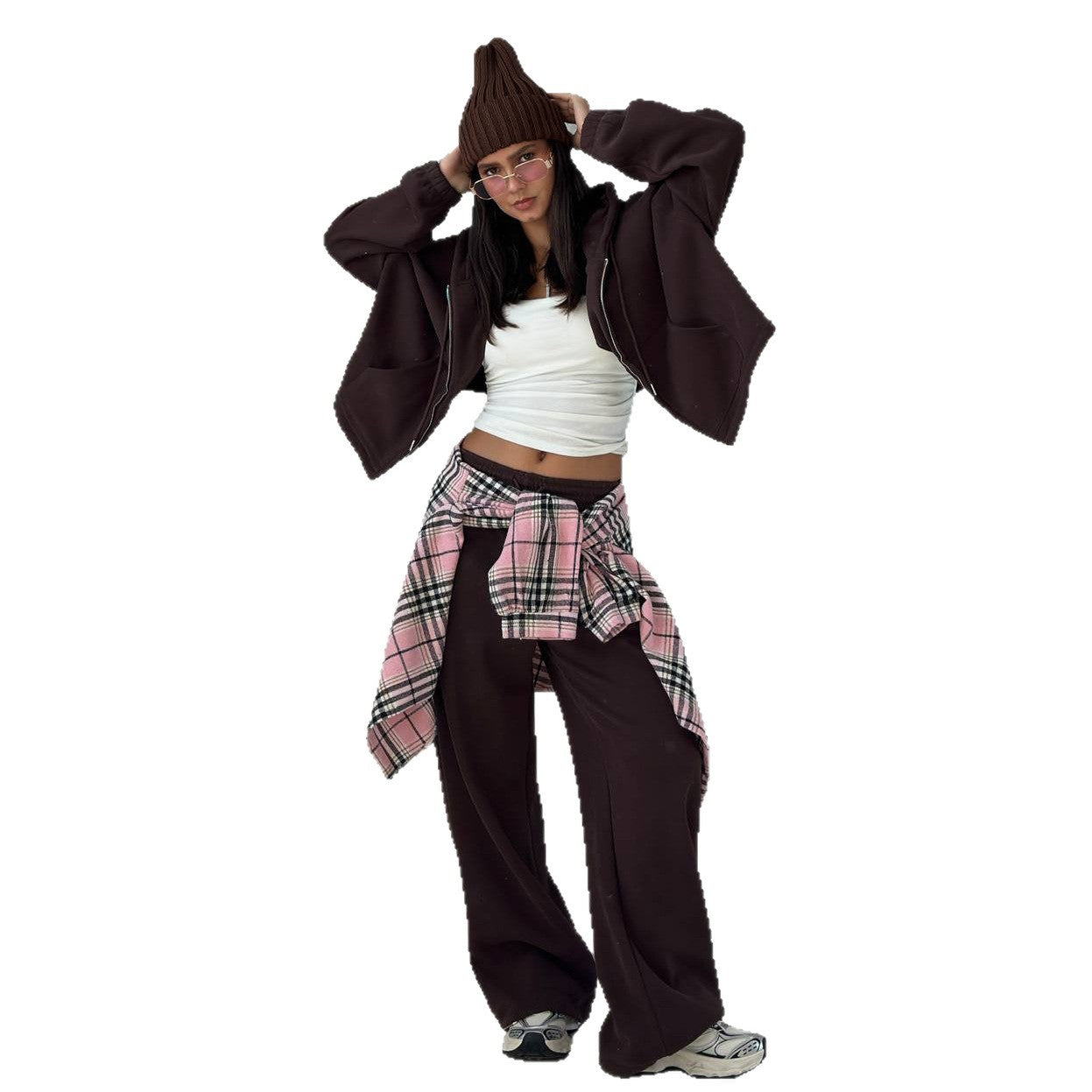 Damen Lounge-Outfit Weit Schnitt Norvielle
