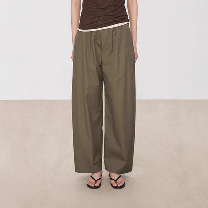 Damen Palazzo-Hose Weit Elastischer Bund Norvielle