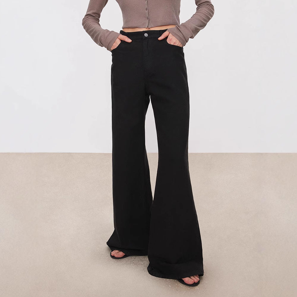 Damen High-Waist Jeans Weit Norvielle - Norvielle