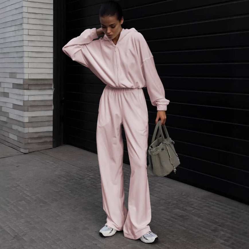 Damen Kapuzenoverall Weich Norvielle Bequem