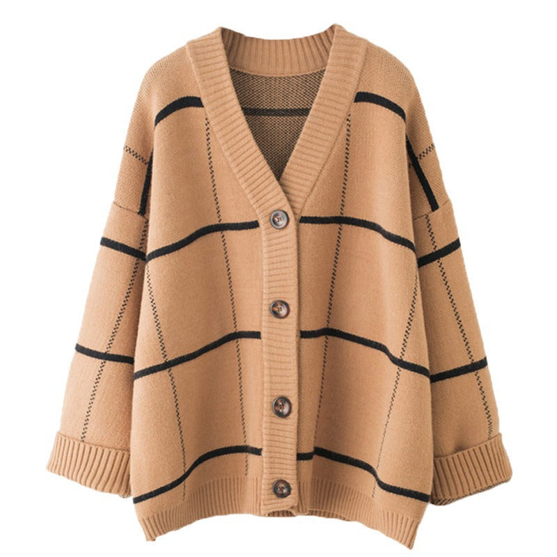 Damen Strickjacke Blockdesign Farblich Abgestimmt Norvielle