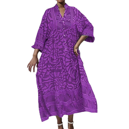 Damen Kaftan Kleid modisches Muster Norvielle