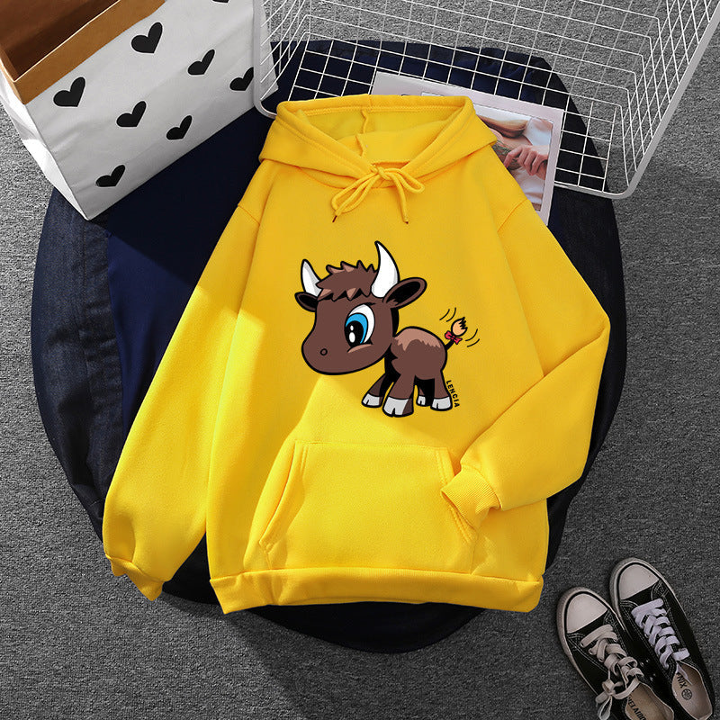 Damen Kapuzenpullover Tiermotiv