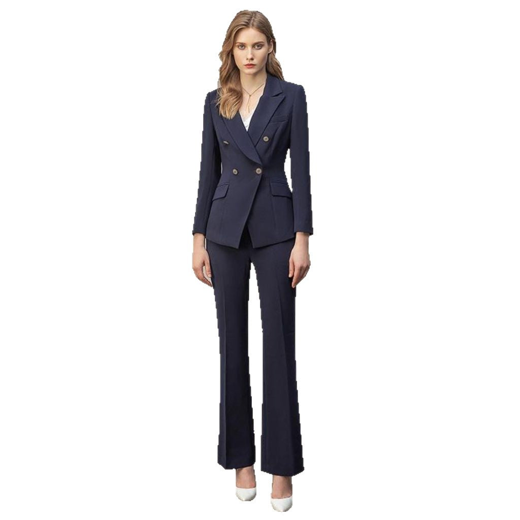 Damen Eleganter Doppelreihen Anzug Norvielle