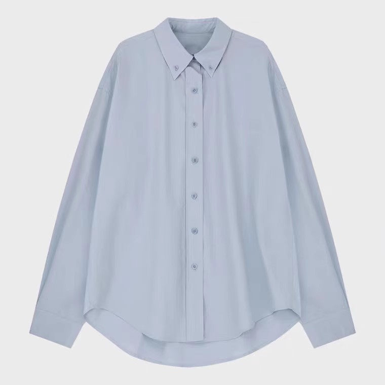 Damen Elegantes Hemd Leichter Baumwollstoff Norvielle