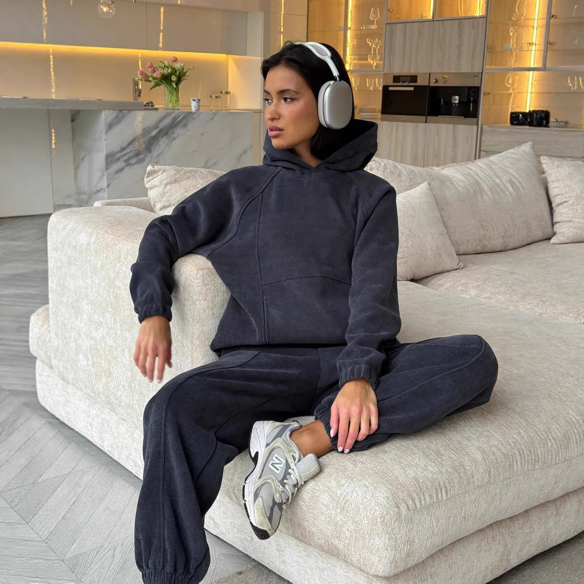 Damen Fleece Freizeitanzug Norvielle