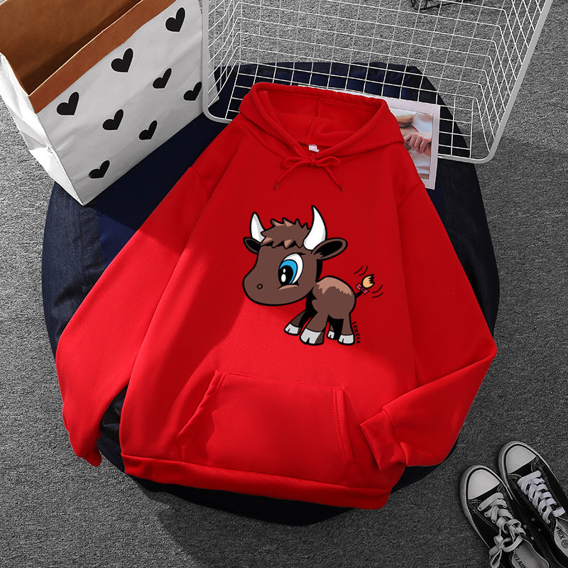 Damen Kapuzenpullover Tiermotiv