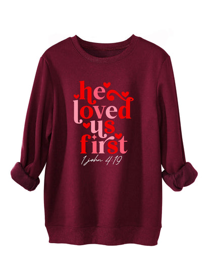 Damen Sweatshirt Lässiger Schnitt Mit Spruch Norvielle