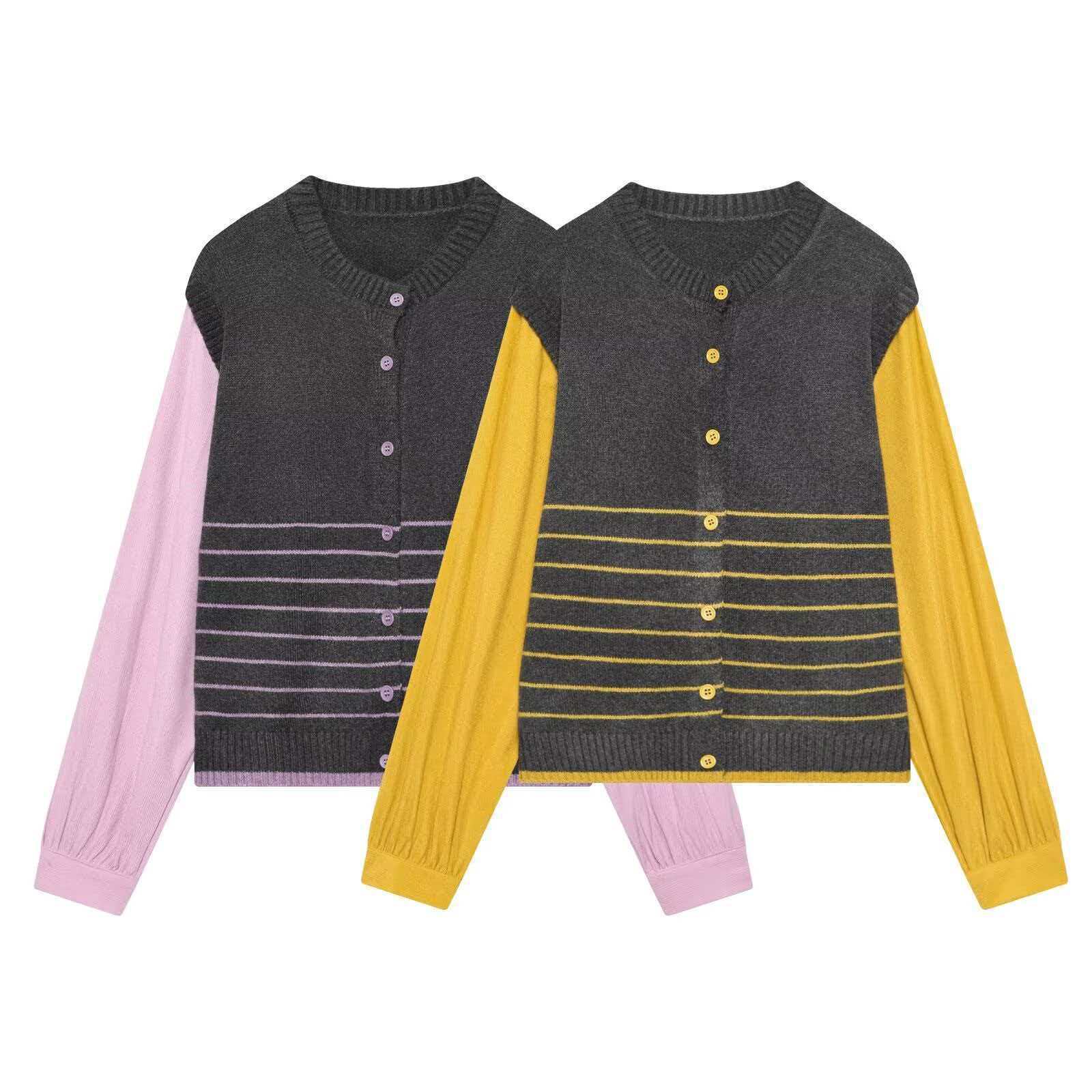 Damen Cardigan mit Kontrasten Norvielle - Norvielle