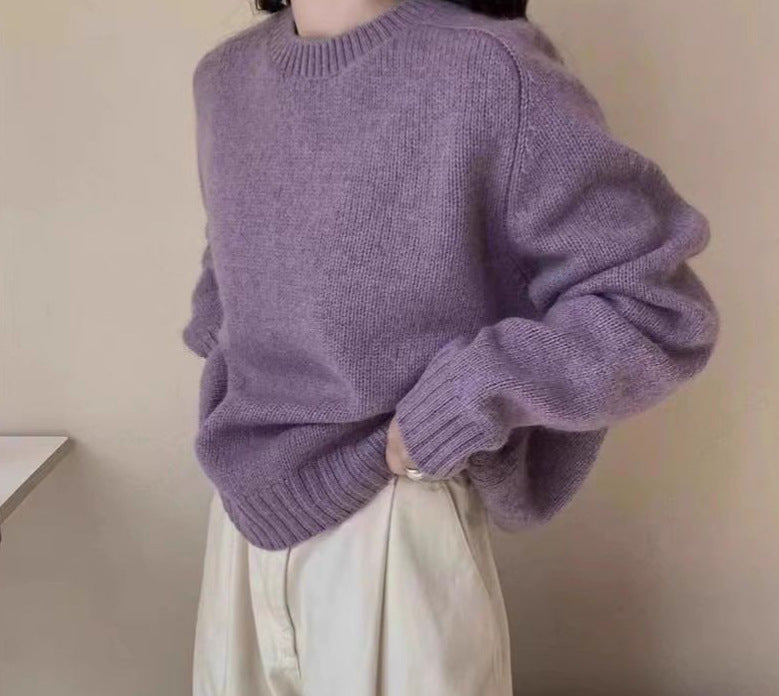 Damen Oversized-Pullover Kuschelig Norvielle