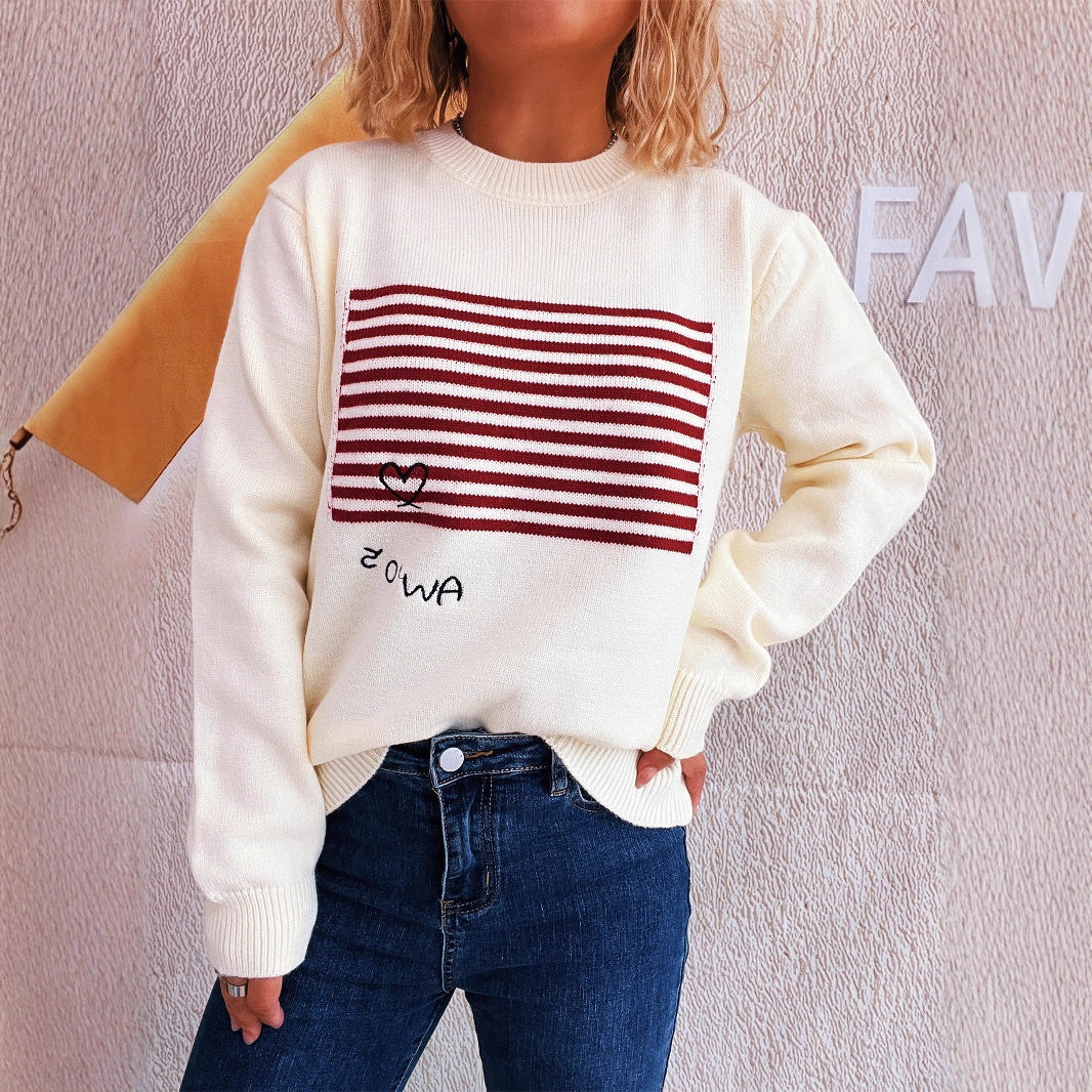 Damen Sweatshirt Grafik-Print Norvielle