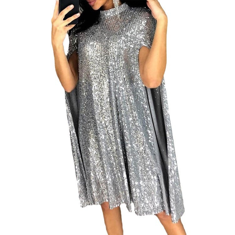 Damen Abendkleid mit Cape