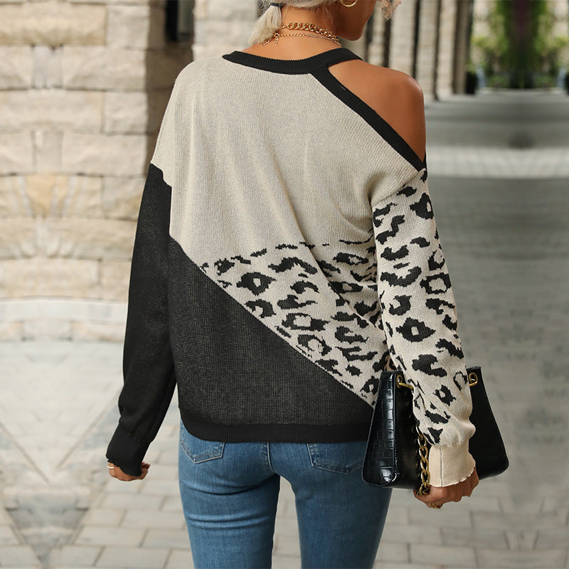 Damen Strickpullover Groß Tiermotiv Lässig Norvielle