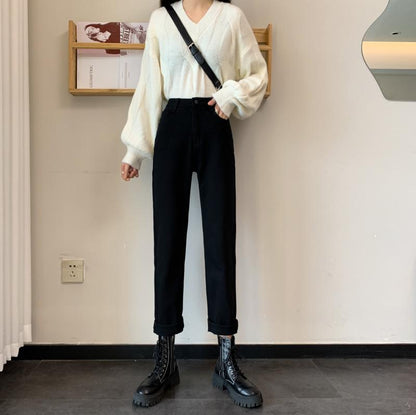 Damen Hochtaillierte Stoffhosen Norvielle