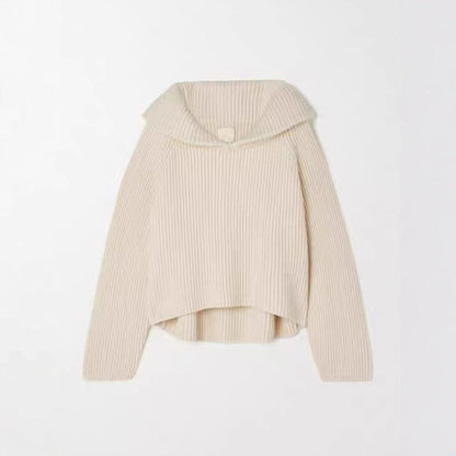 Damen Kapuzensweater Ripp-Design Norvielle