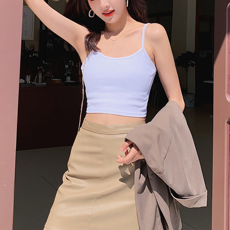 Damen Cropped Elastisch Schmal