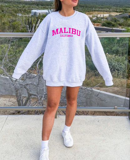 Damen Sweatshirt Weiches Material Norvielle California-Logo