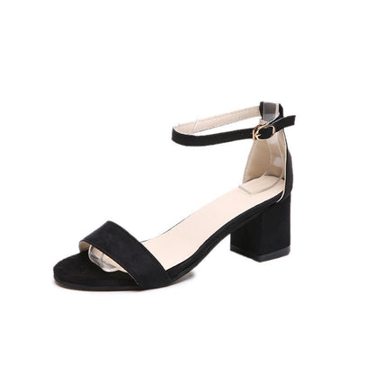 Damen Sandalen Verstellbarer Riemen Komfort Blockabsatz Norvielle