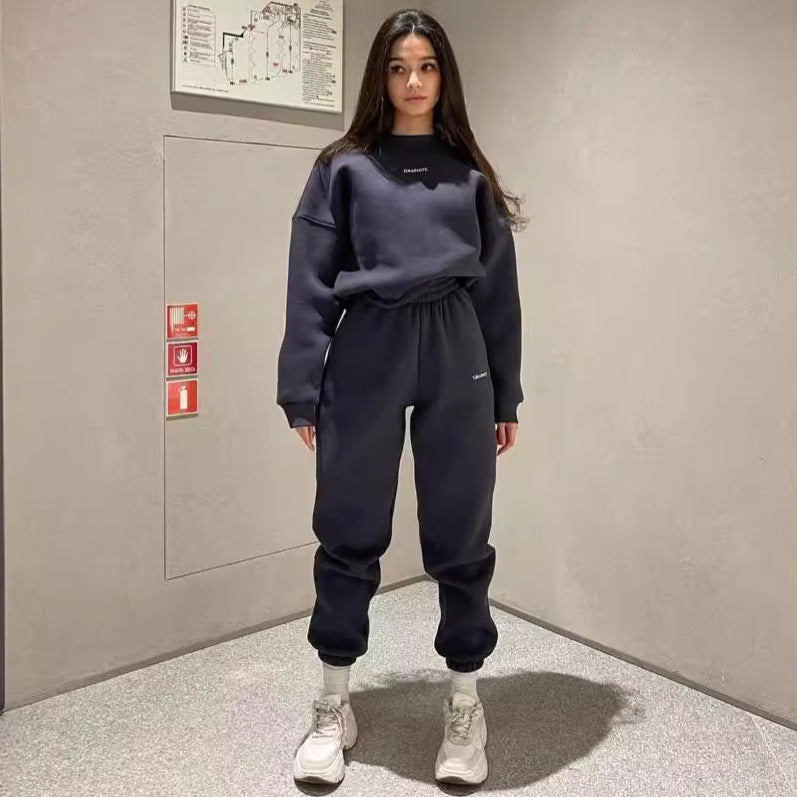 Damen Sweatanzug Oversized Elastisch