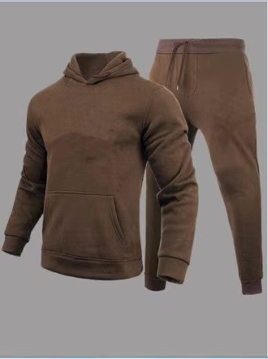 Damen Sportliches Hoodie- und Jogginghose-Set Baumwollmix