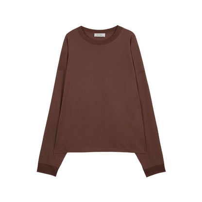 Damen Langarmshirt Minimalistisch Norvielle
