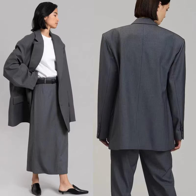 Damen Oversize Blazer Hosenanzug Norvielle
