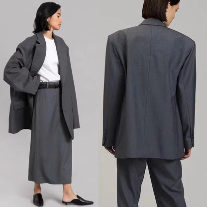 Damen Oversize Blazer Hosenanzug Norvielle