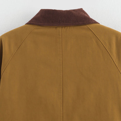 Damen Utility-Jacke Karottenkragen Aufgesetzte Taschen Norvielle